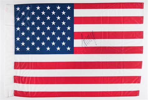 Donald Trump Signed United States Flag | RR Auction