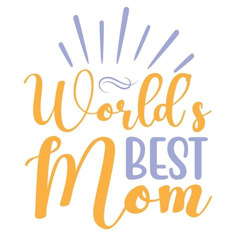 Worlds Greatest Mom Happy Mothers Day Lettering Handmade