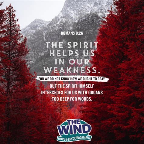 Verse Of The Day Romans 8 26 The Wind