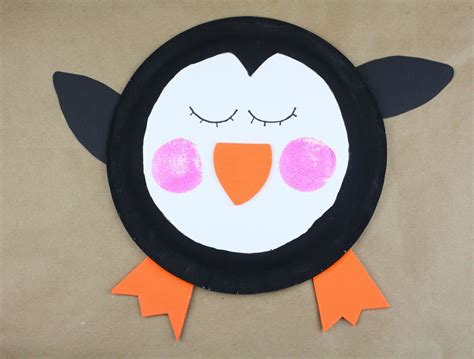 Paper Plate Penguin Craft | Penguin craft, Fun winter crafts, Paper ...