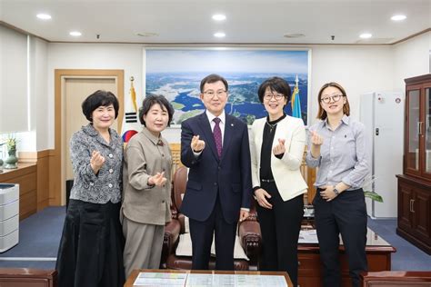 창원특례시 의회 김이근 의장 간담회 한국ywca연합회