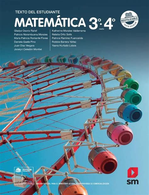 Libro de Matemática 3 Medio en PDF 2024 Mineduc