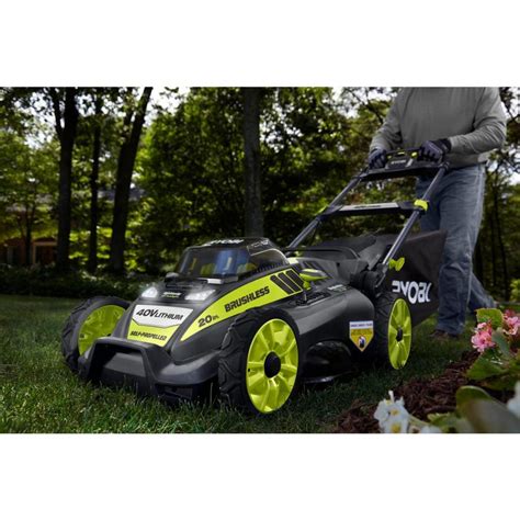 Ryobi Ry V Self Propelled Cordless Lawn Mower Garagespot