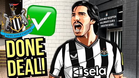 OFFICIAL SANDRO TONALI JOINS NEWCASTLE UNITED YouTube