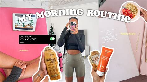 8am Realistic Productive Morning Routine ♡ Living Alone Mindful