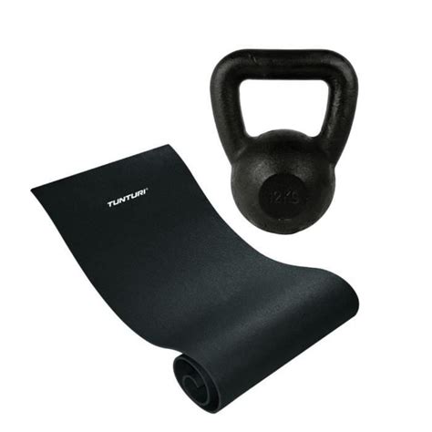 Ensemble De Fitness Tunturi Roue Abdos Deluxe Kettlebell Fonte