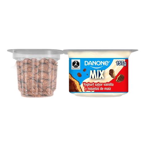 Yoghurt Danone Mix Sabor Vainilla Con Hojuelas De Chocolate G Walmart