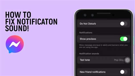 How To Fix Facebook Messenger Notification Sound Problem Easy YouTube