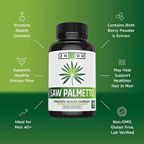 Saw Palmetto Suplemento Para La Salud Próstata Extracto Y Baya