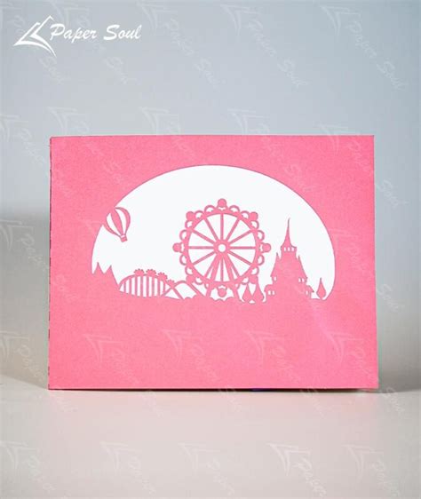 Pop Up Ferris Wheel Card Template Paper Soul Craft