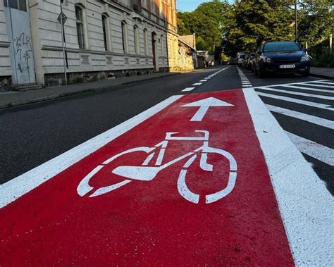 Katowice Rowerowa rewolucja w mieście 400 metrów kontrapasu