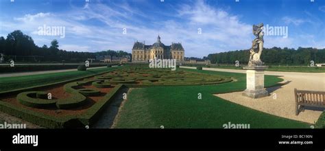 France Seine Et Marne Maincy Chateau De Vaux Le Vicomte Stock Photo