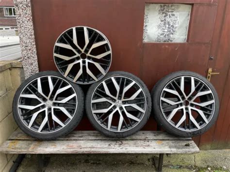 Genuine Vw Audi Seat Golf Mk7 Gtd Gti Santiago 19 Alloy Wheels £375 00 Picclick Uk