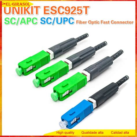 Fiber Optic Fast Connector Unikit Esc T Sc Apc Sc Upc Fiber Pre