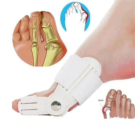 Corrector De Juanete Hallux Valgus Separador De Dedos Almohadillas