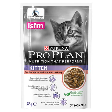 Pro Plan® Kitten Tender Pieces With Salmon In Gravy Wet Cat Food