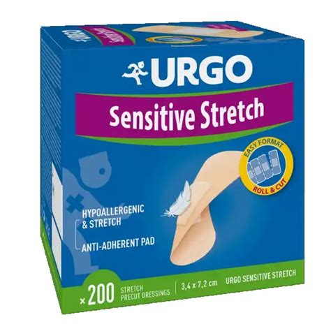 Urgo Sensitive Stretch Elastīgs Plāksteris Wellpert