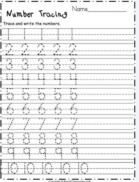 Tikz Pgf Create Number Tracing Worksheet Tex Latex Stack Worksheets Library