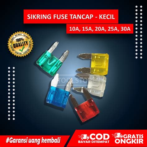 sekring skring sikring motor mobil fuse pius tancap kecil