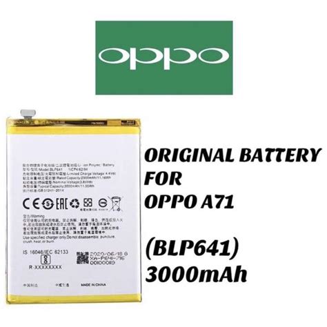 Oppo A71 Cph1717 Blp641 Built In Battery Replacement Lazada Ph