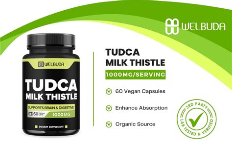 Amazon Welbuda Mg Tudca Supplement With Milk Thistle Extract