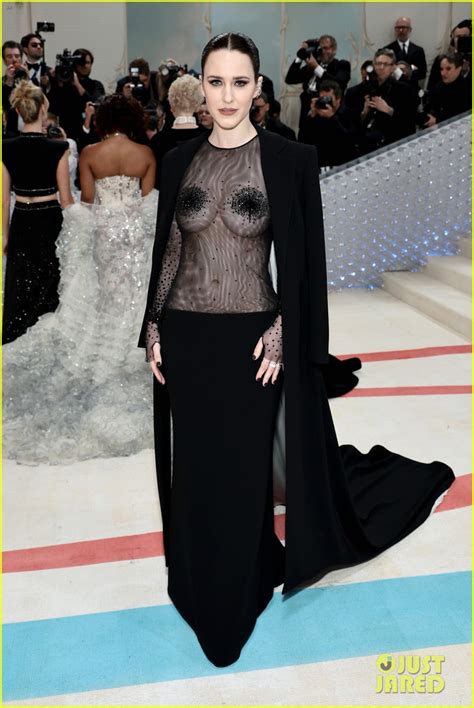 Rachel Brosnahan Goes Sexy In Sheer Dress For Met Gala Photo