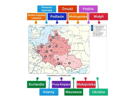 Rzeczpospolita Szlachecka Mapa Labelled Diagram