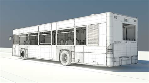 Mercedes Benz O345 Conecto LF 1 3D Model 199 3ds Fbx Max Obj