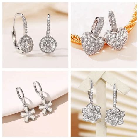 Huitan Trend Women S Dangle Earrings Temperament Elegant Female