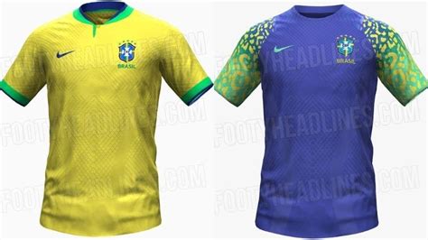 Site Vaza Poss Veis Camisas Da Sele O Brasileira Para A Copa Veja