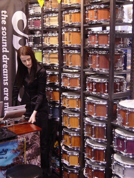 The BRADY Drums Booth At The 2006 NAMM Show Drums Drum Instrument