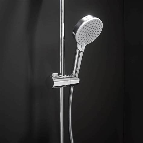 Hansgrohe Vernis Shape Showerpipe Thermostatic Bath Shower Mixer