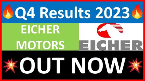 Eicher Motors Q Results Eicher Q Results Eicher Motors Share