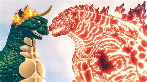 Thermo Godzilla Vs Gabara Roblox Kaiju Universe YouTube