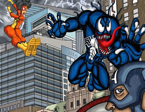 Marvel Venom Fan Art Set On Behance