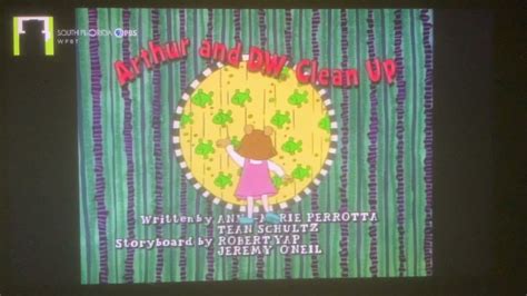 Arthur Arthur And Dw Clean Up Title Card Youtube