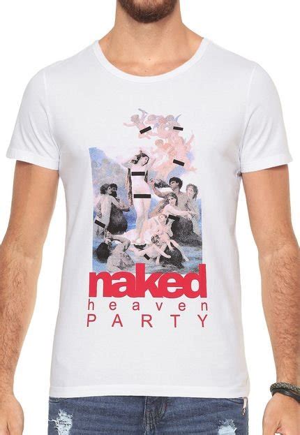 Camiseta Sergio K Naked Heaven Branca Compre Agora Dafiti Brasil