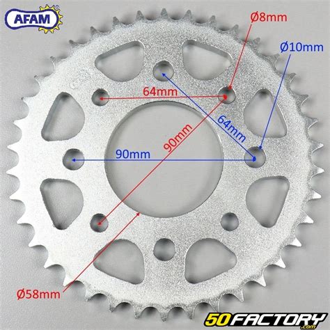 Couronne Dents Acier Honda Twin Xl Kymco Afam Pi Ce