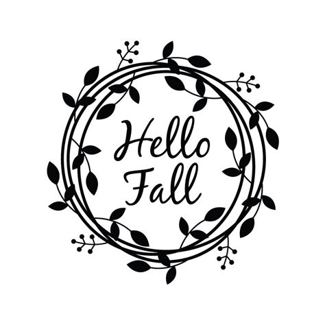 Hello Fall Wreath - Crafty Canada Studio