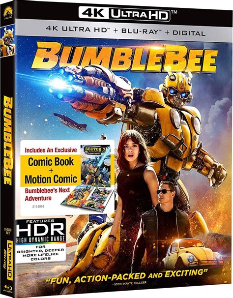 Bumblebee 4k Blu Ray Digital Hd