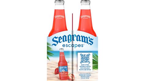 Seagram S Escapes Strawberry Daiquiri Premium Malt Beverage Bottles