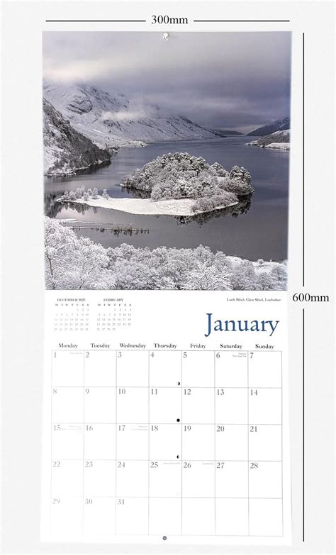 Scotland Calendar Scottish Lochs Glens Ebay