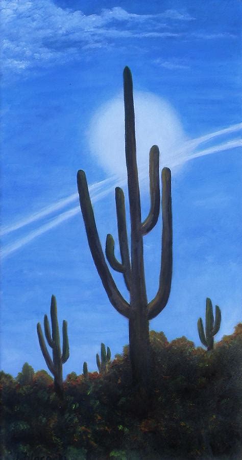 Cactus Halo Painting By Judy Filarecki Fine Art America