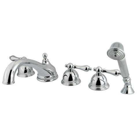 Kingston Brass KS33515AL Roman Tub Faucet with Hand Shower, Polished Chrome