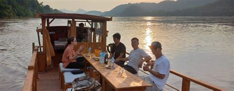 Mekong Sunset Cruise Hot Pot Dinner Wander Laos