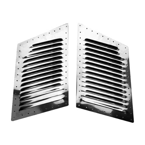 Medium Steel Weld In Sheet Metal Hi Flow™ Hood Louvers Runcool