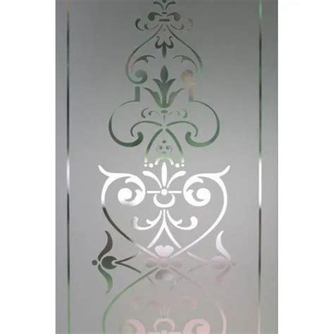 6 Mm Etching Glass Size 4 X 2 Feet At Rs 150square Feet In Thane