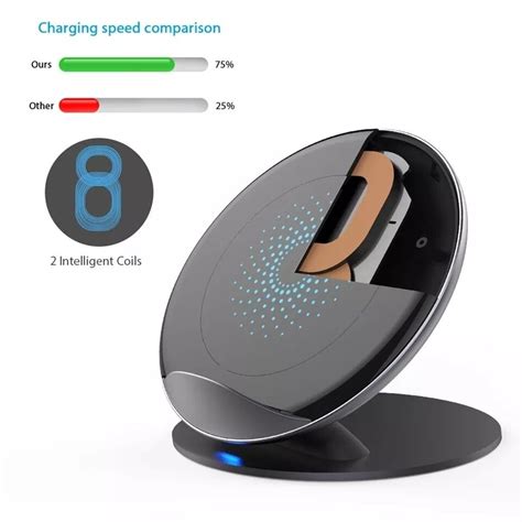 Qi Wireless Fast Charger Charging Pad Stand Wireless Cell Phone Accessories Charging