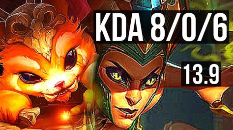 GNAR Vs CASSIOPEIA TOP Rank 1 Gnar 8 0 6 Legendary Rank 30 KR