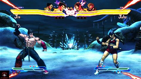 Street Fighter X Tekken Gameplay Jin Kazuya VS Julia Bob Tekken